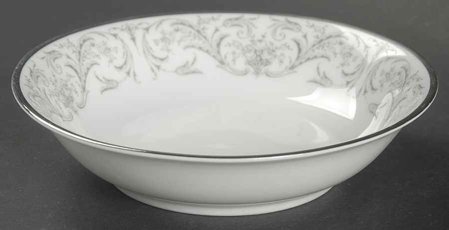 Chantilly (Platinum Trim) Fruit/Dessert (Sauce) Bowl by Jaeger-1