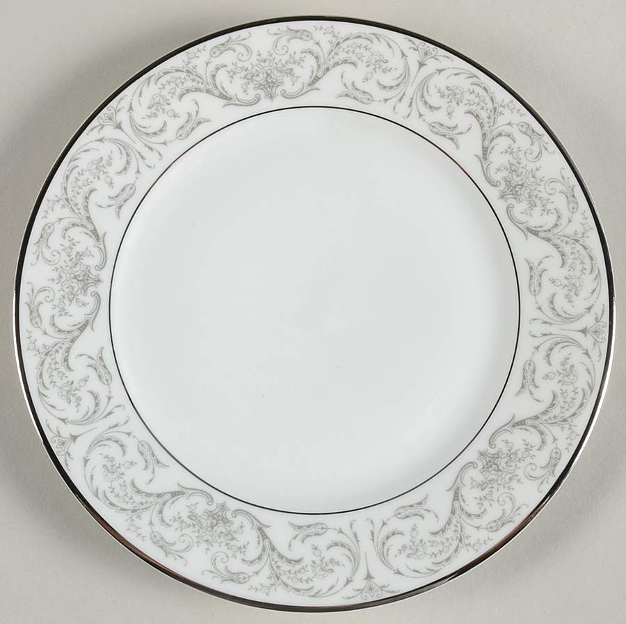 Chantilly (Platinum Trim) Salad Plate by Jaeger-1