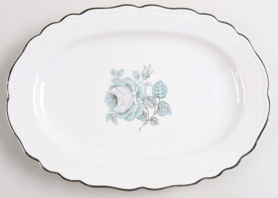 Dream Rose 11" Oval Serving Platter by Jaeger-1