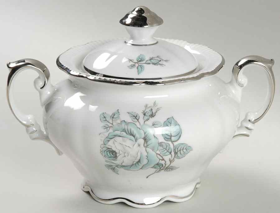 Dream Rose Sugar Bowl & Lid by Jaeger-1