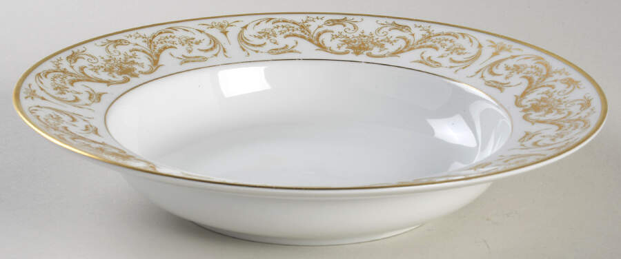 Golden Chantilly Rim Soup Bowl by Jaeger-1