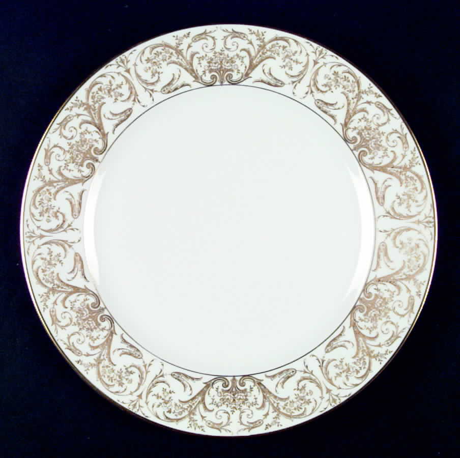 Golden Chantilly Dinner Plate by Jaeger-1