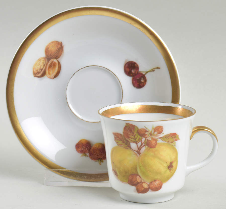Harvest Flat Demitasse Cup & Saucer Set by Jaeger-1