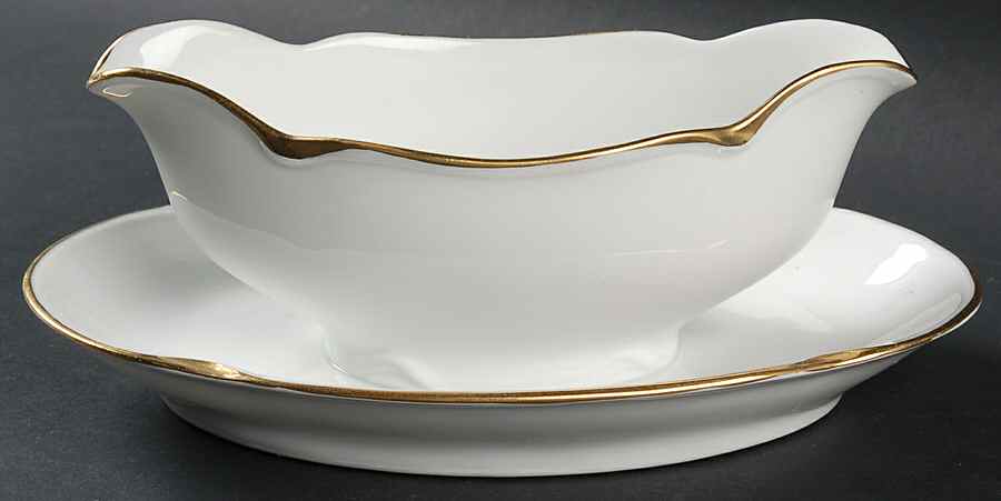 JAE8 Gravy Boat with Attached Underplate by Jaeger-1
