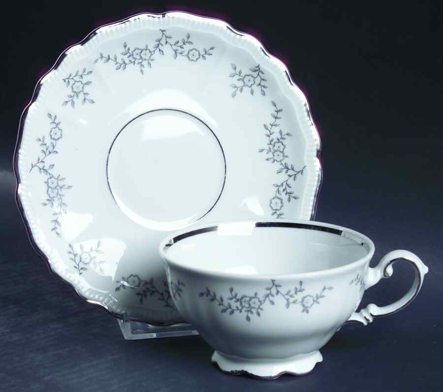 Malvern Footed Cup & Saucer Set by Jaeger-1
