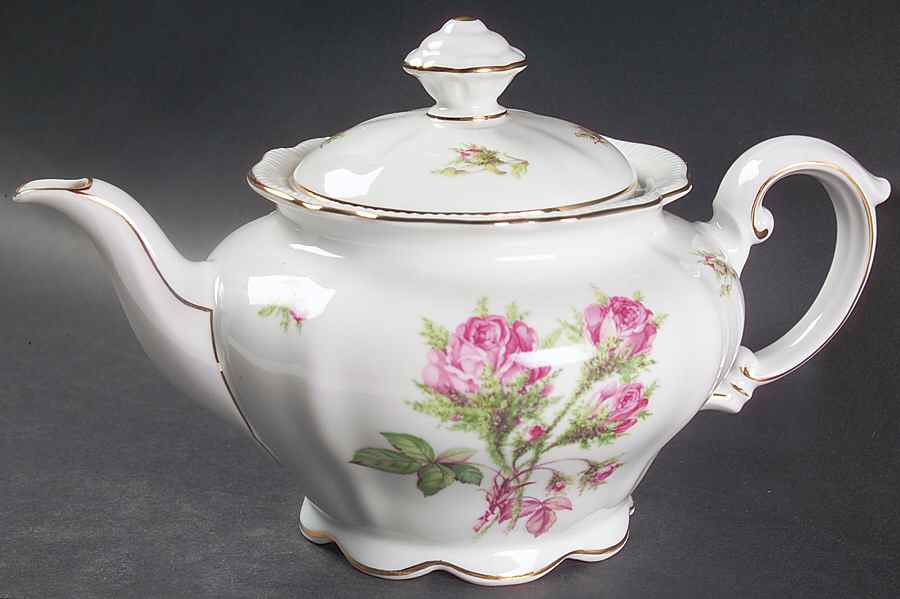 Moss Rose Teapot & Lid by Jaeger-1