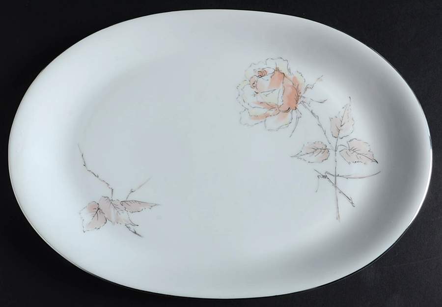 Nocturne 11" Oval Serving Platter by Jaeger-1