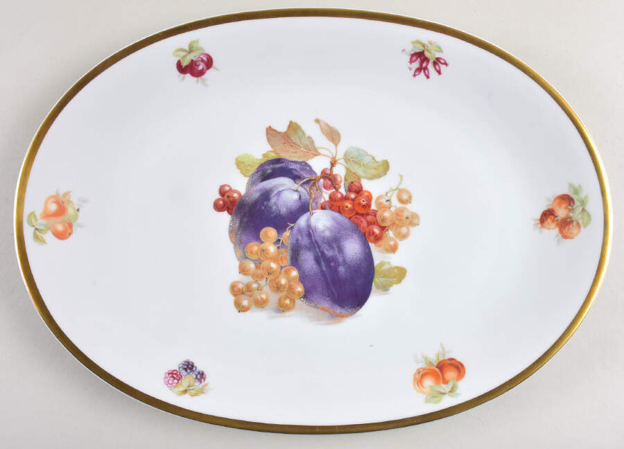 Orchard 14" Oval Serving Platter by Jaeger-1