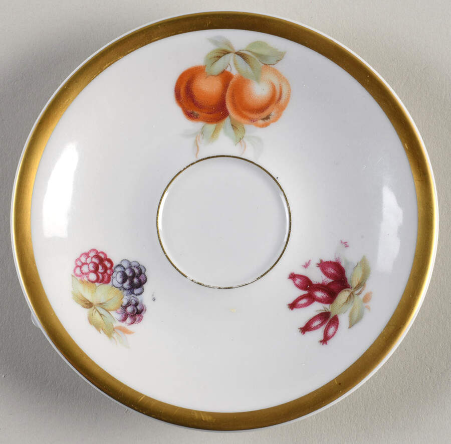 Orchard Saucer for Footed Demitasse Cup by Jaeger-1