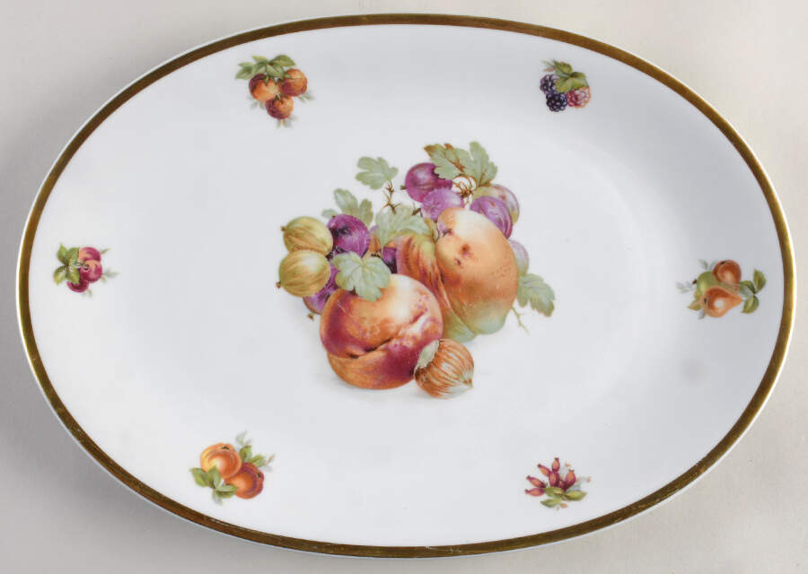 Orchard 14" Oval Serving Platter by Jaeger-1