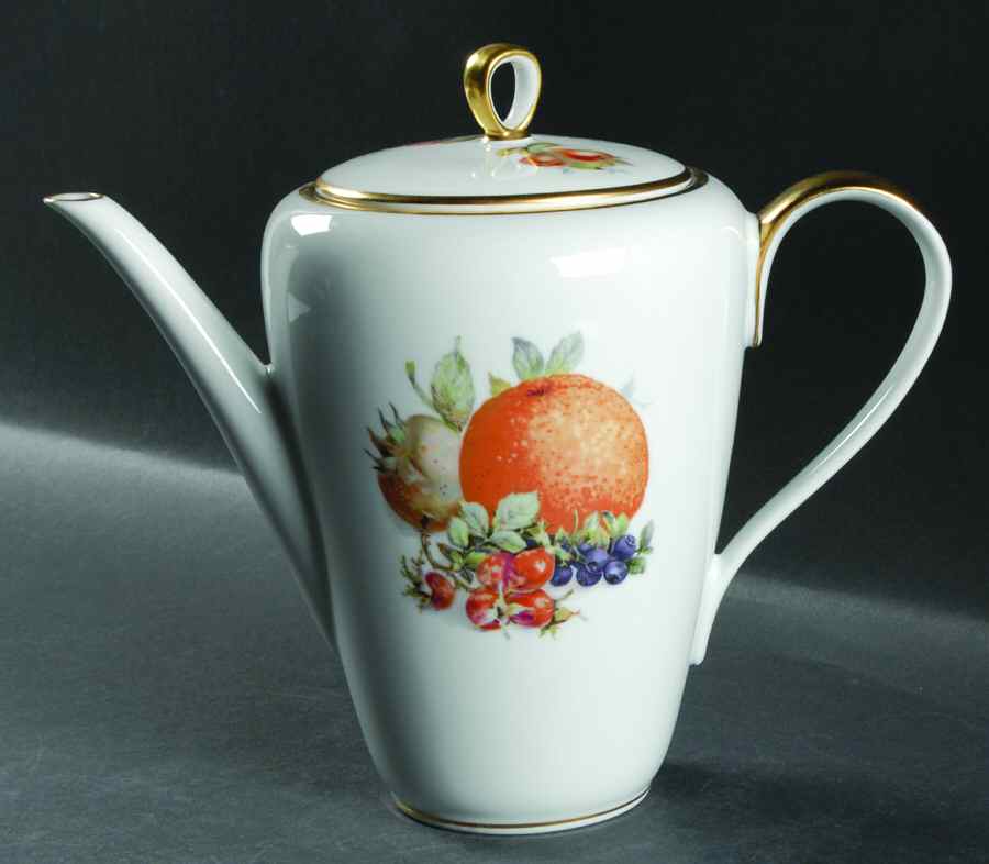 Orchard Coffee Pot & Lid by Jaeger-1