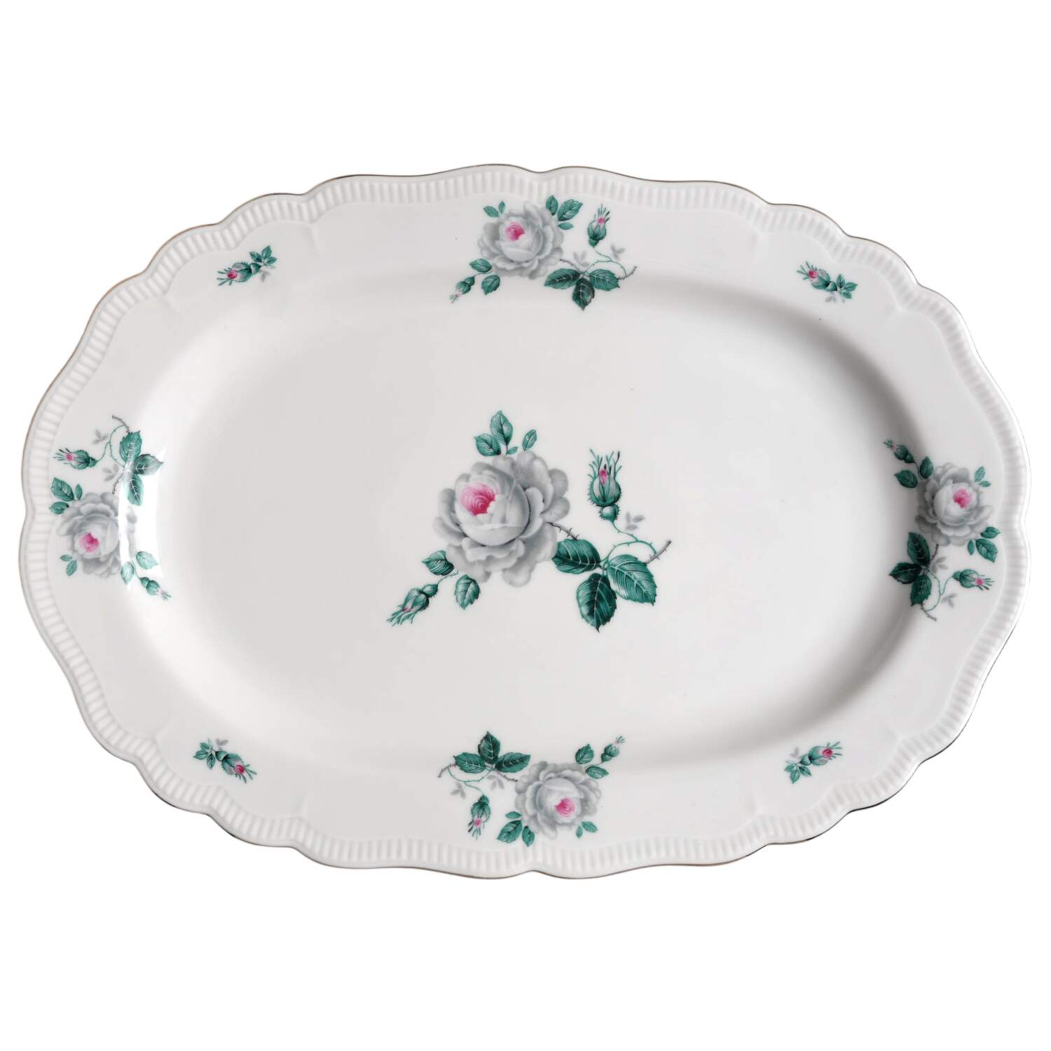 Pasadena 15" Oval Serving Platter by Jaeger-1