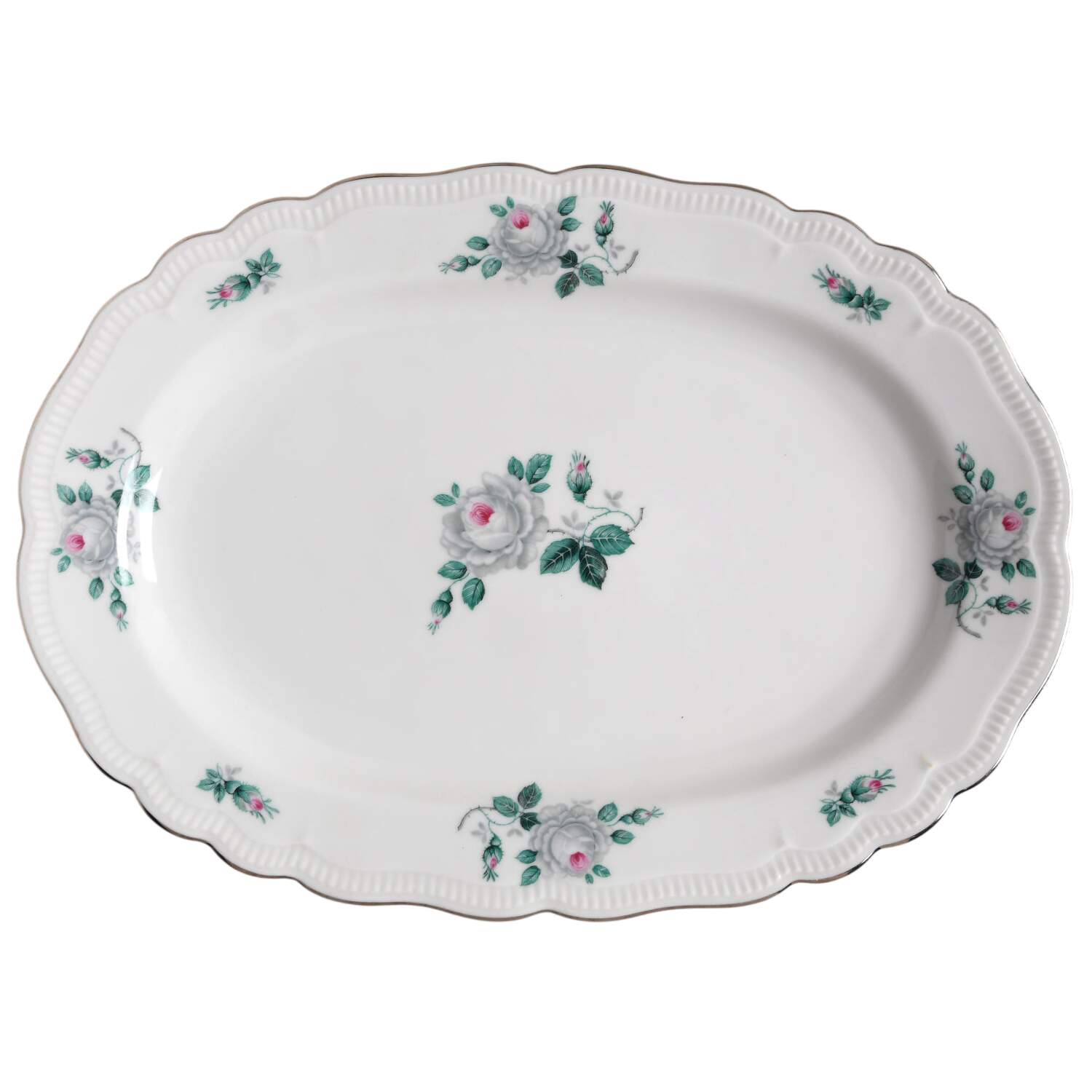 Pasadena 12" Oval Serving Platter by Jaeger-1