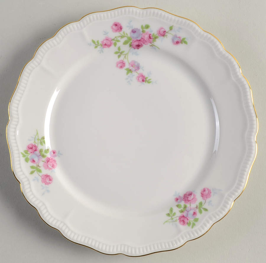 Rambler Rose Salad Plate by Jaeger-1