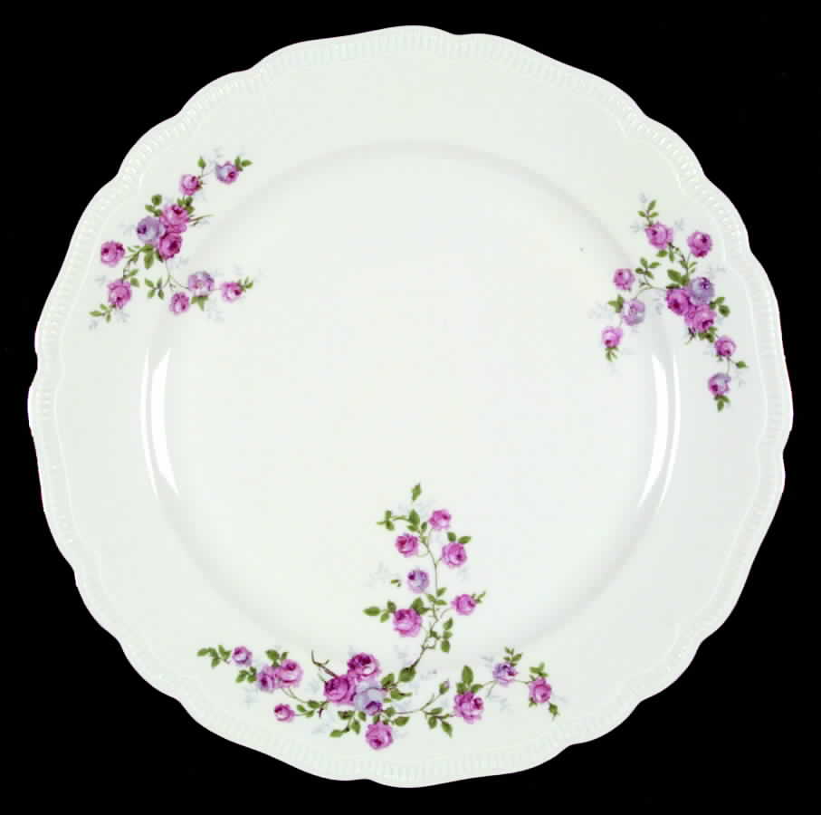 Rambler Rose Dinner Plate by Jaeger-1