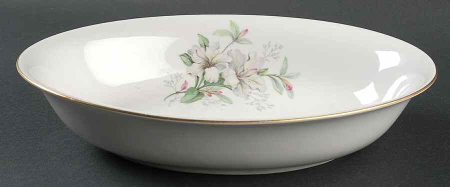 Rhododendron 10" Oval Vegetable Bowl by Jaeger-1