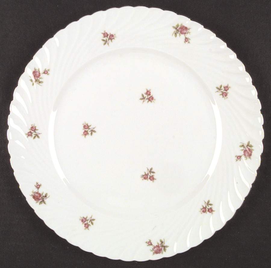 Rosemarie (Swirl, Gold Trim) Dinner Plate by Jaeger-1