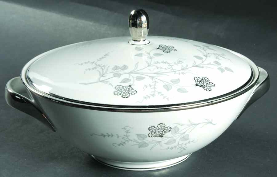 Silver Glory Round Covered Vegetable by Jaeger-1