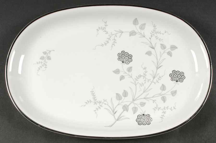 Silver Glory 14" Oval Serving Platter by Jaeger-1