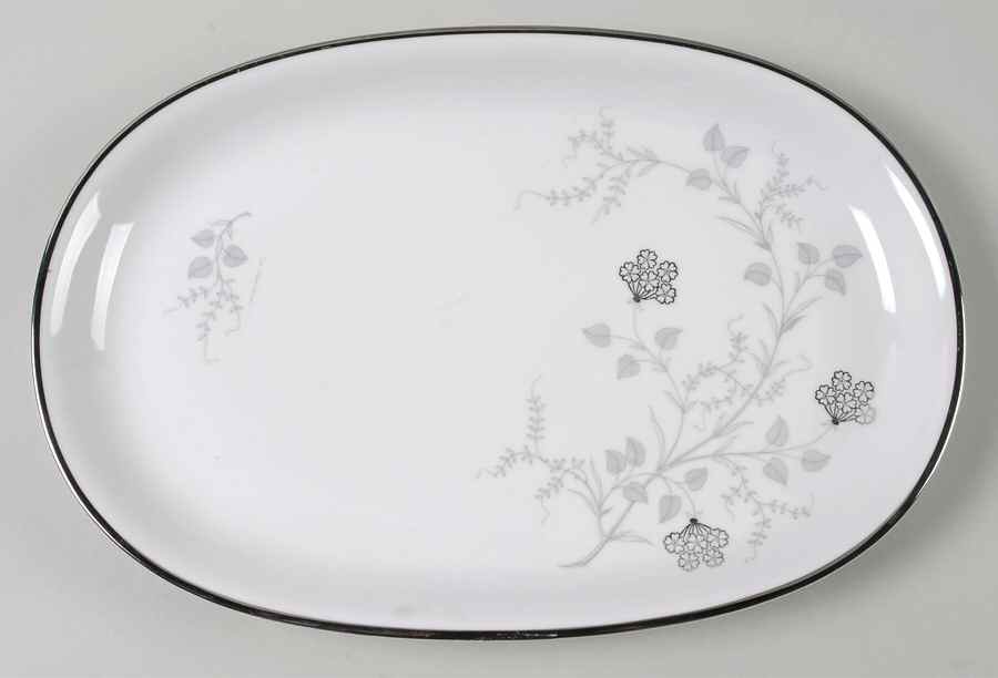 Silver Glory 11" Oval Serving Platter by Jaeger-1