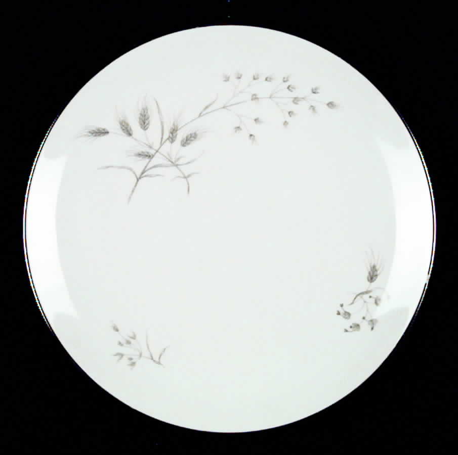 Silver Wheat Salad Plate by Jaeger-1