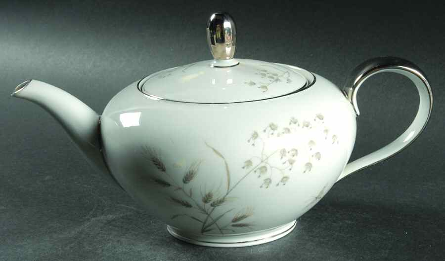 Silver Wheat Teapot & Lid by Jaeger-1