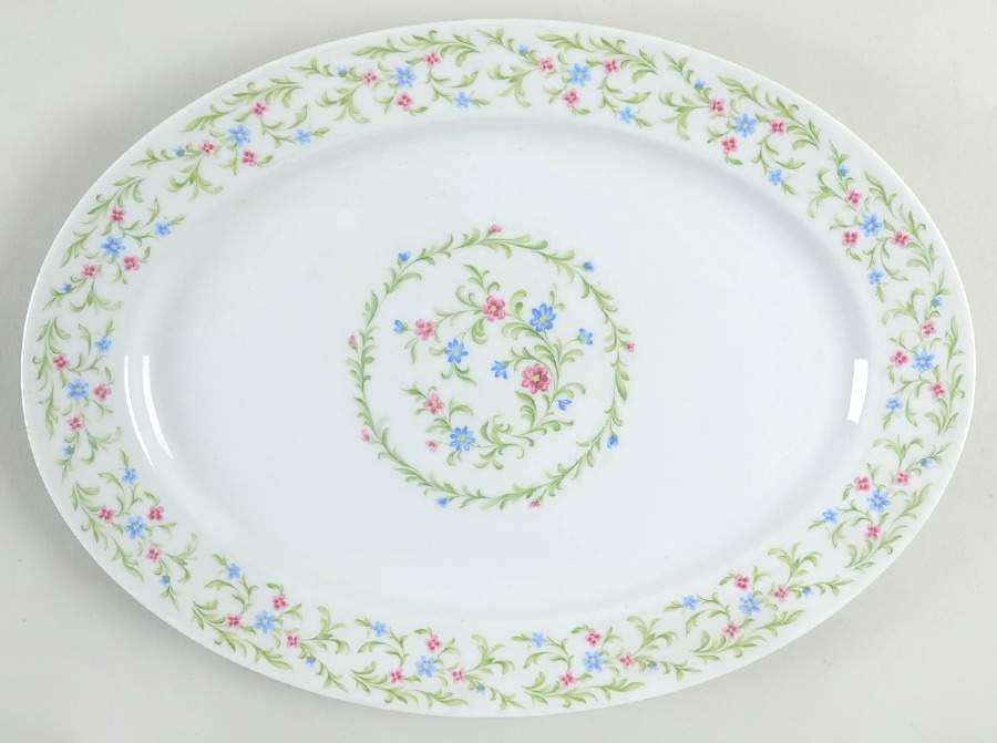 Suzette 14" Oval Serving Platter by Jaeger-1