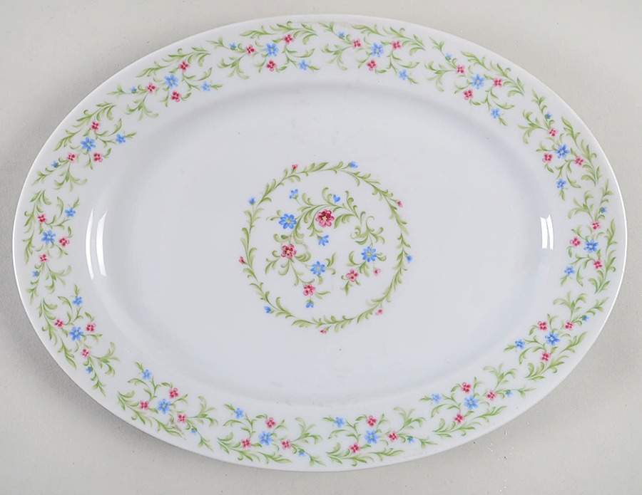 Suzette 11" Oval Serving Platter by Jaeger-1