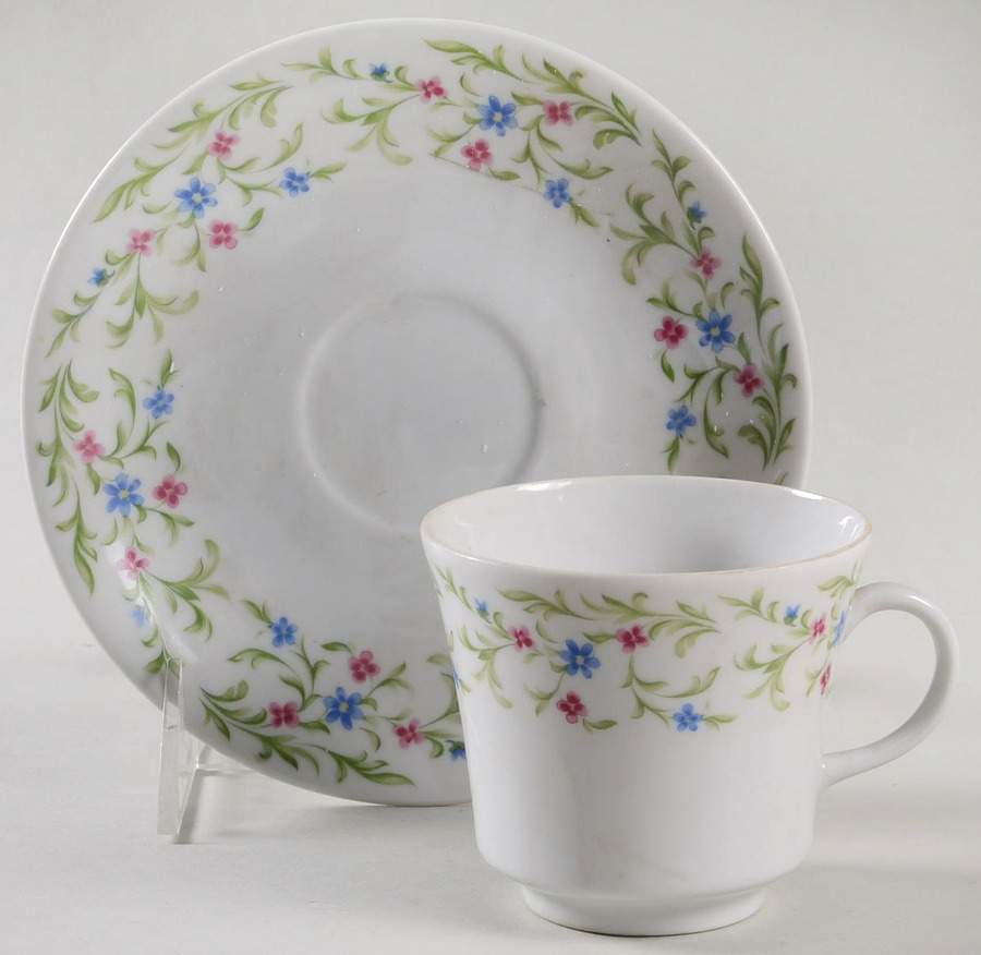 Suzette Flat Cup & Saucer Set by Jaeger-1