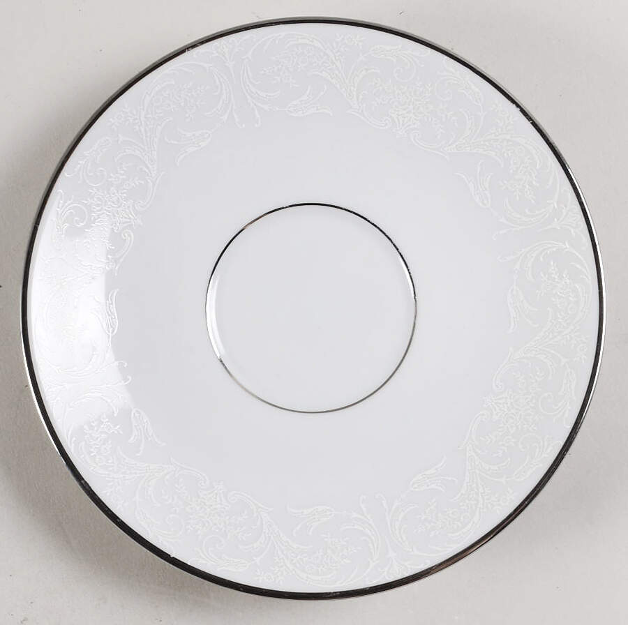 White Chantilly Saucer by Jaeger-1