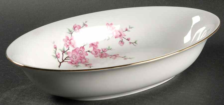 Wild Rose 10" Oval Vegetable Bowl by Jaeger-1