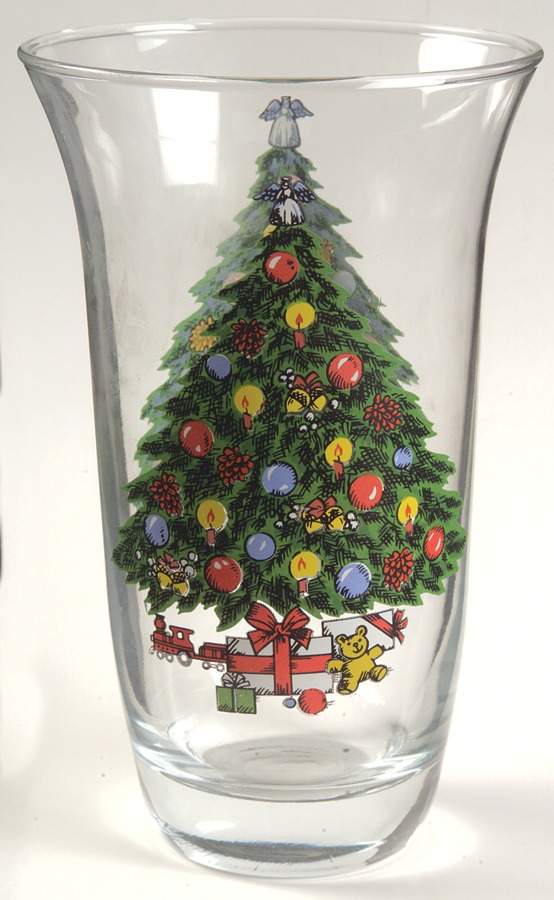 Christmas Treasure 6" Glassware Vase by Jamestown-1