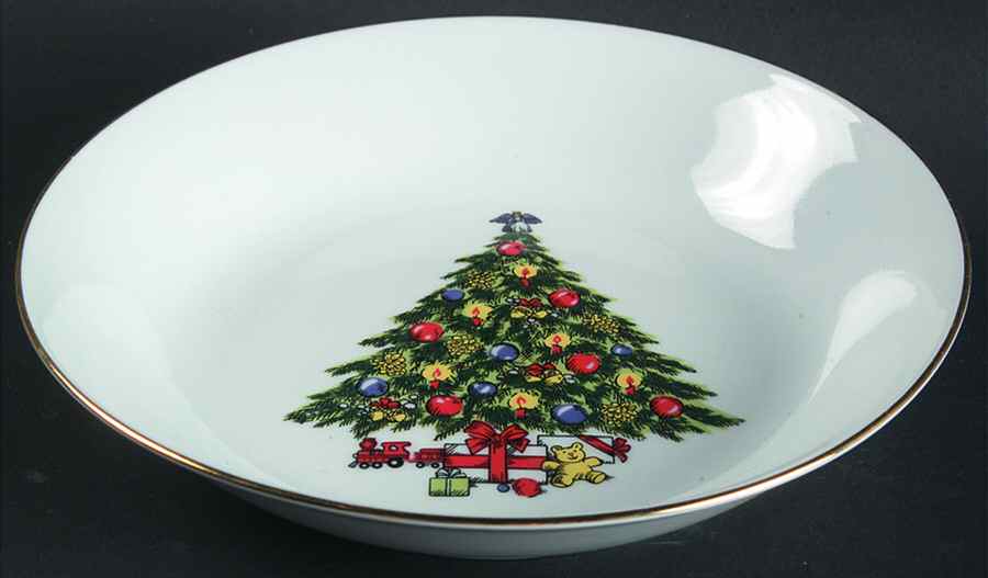 Christmas Treasure Coupe Soup Bowl by Jamestown-1