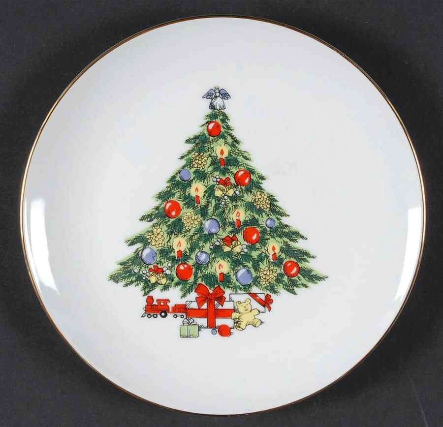 Christmas Treasure Salad Plate by Jamestown-1