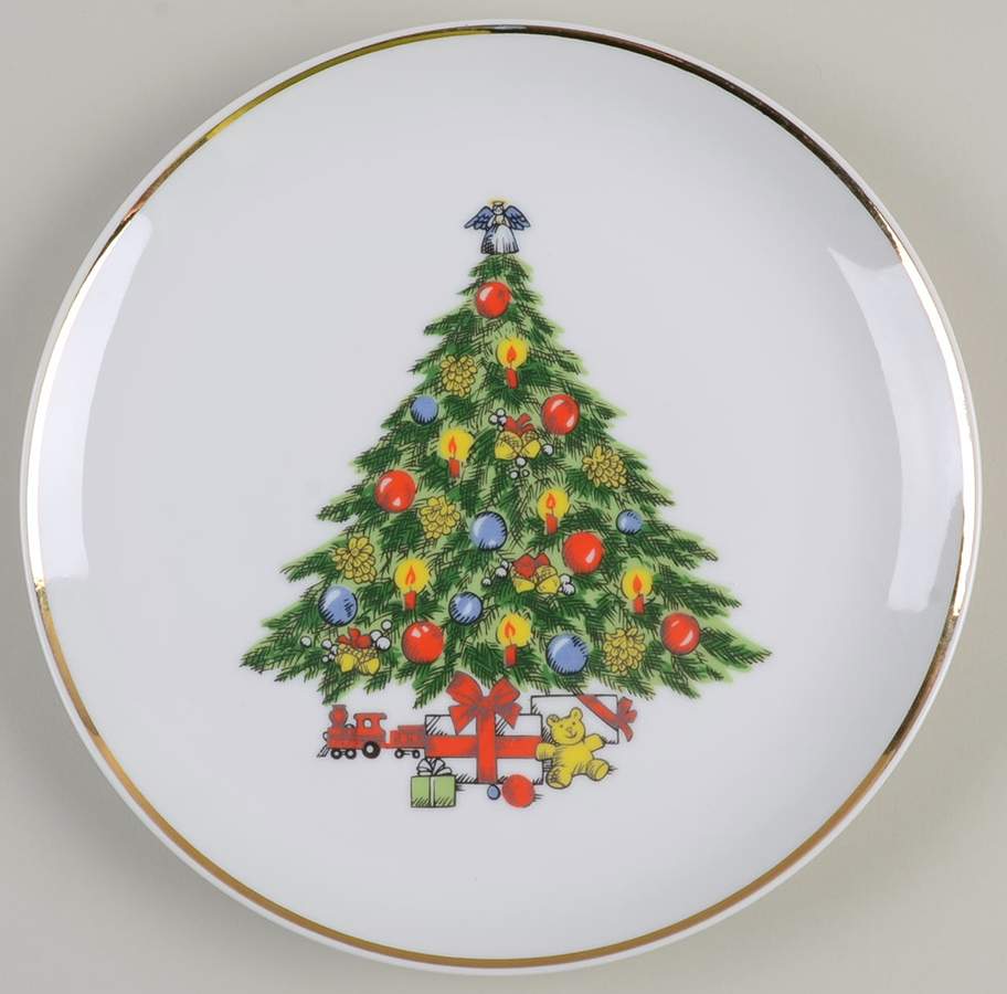 Christmas Treasure Salad Plate by Jamestown-1