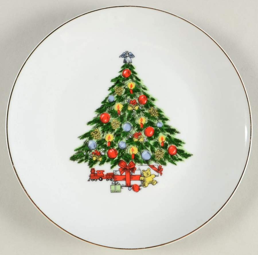 Christmas Treasure Salad Plate by Jamestown-1