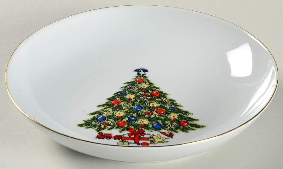 Christmas Treasure Coupe Soup Bowl by Jamestown-1