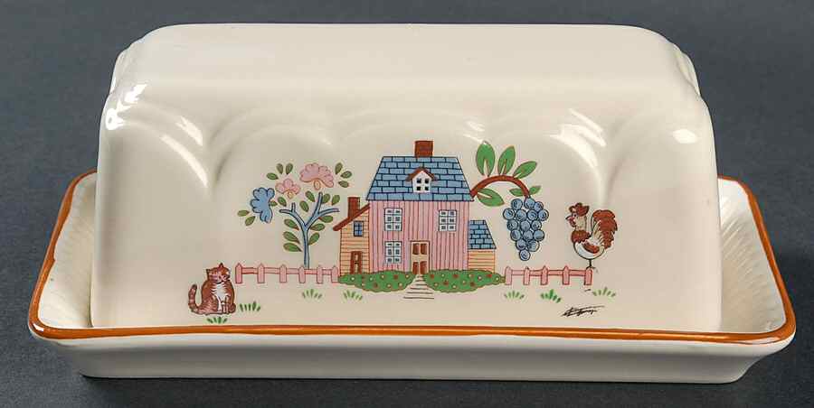 Country Home 1/4 Lb Covered Butter by Jamestown-1