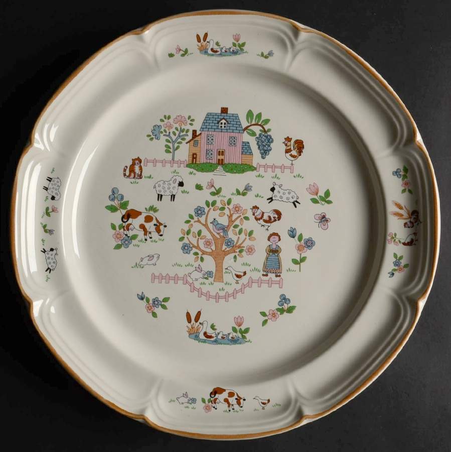 Country Home 12" Chop Plate (Round Platter) by Jamestown-1