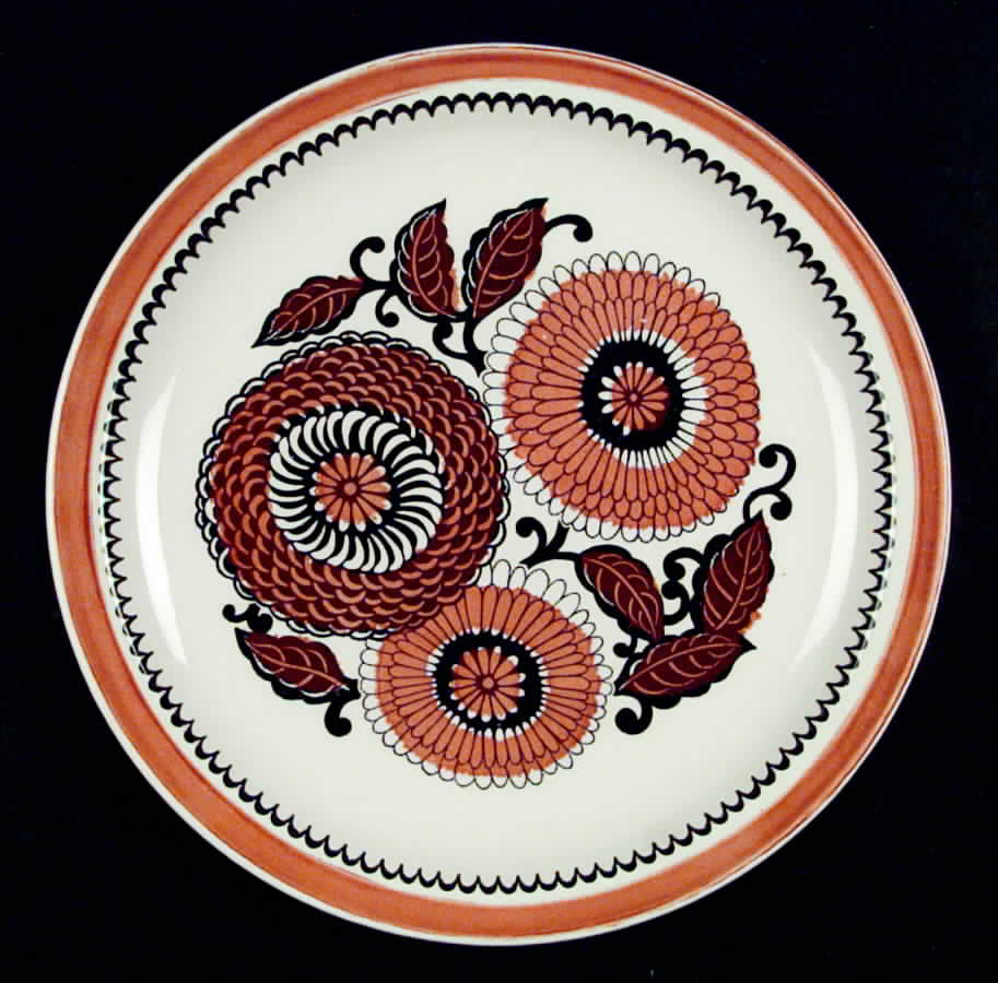 Ming Flower Dinner Plate by Jamestown-1