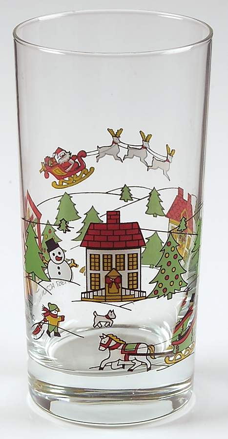 The Joy of Christmas (Smooth, Red Trim) 10 Oz Glassware Tumbler by Jamestown-1