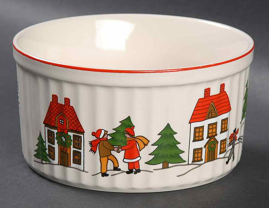 The Joy of Christmas (Smooth, Red Trim) Individual Souffle by Jamestown-1
