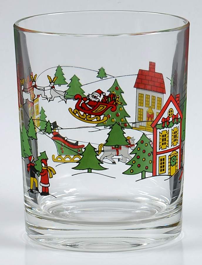 The Joy of Christmas (Smooth, Red Trim) 10 Oz Glassware Old Fashioned by Jamestown-1