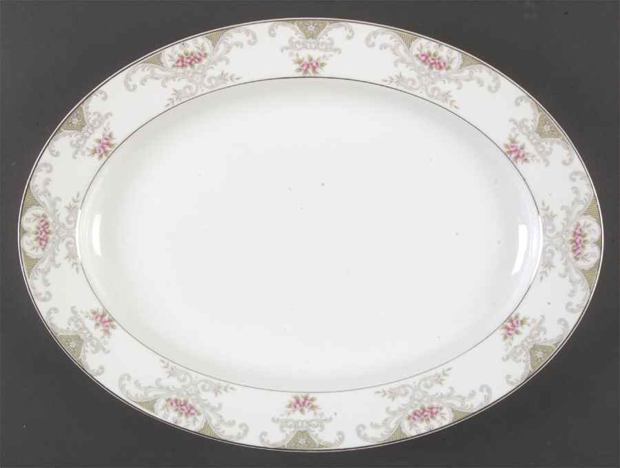Alberon 14" Oval Serving Platter by Japan-1