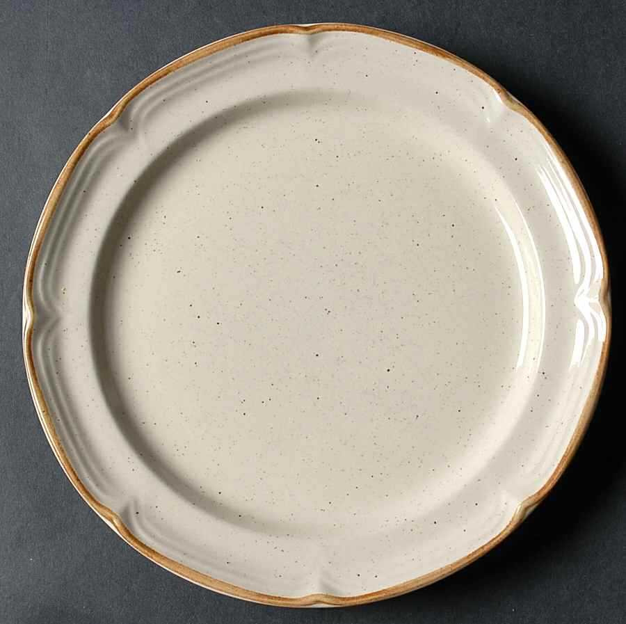COUNTRY ALMOND Salad Plate by Japan-1