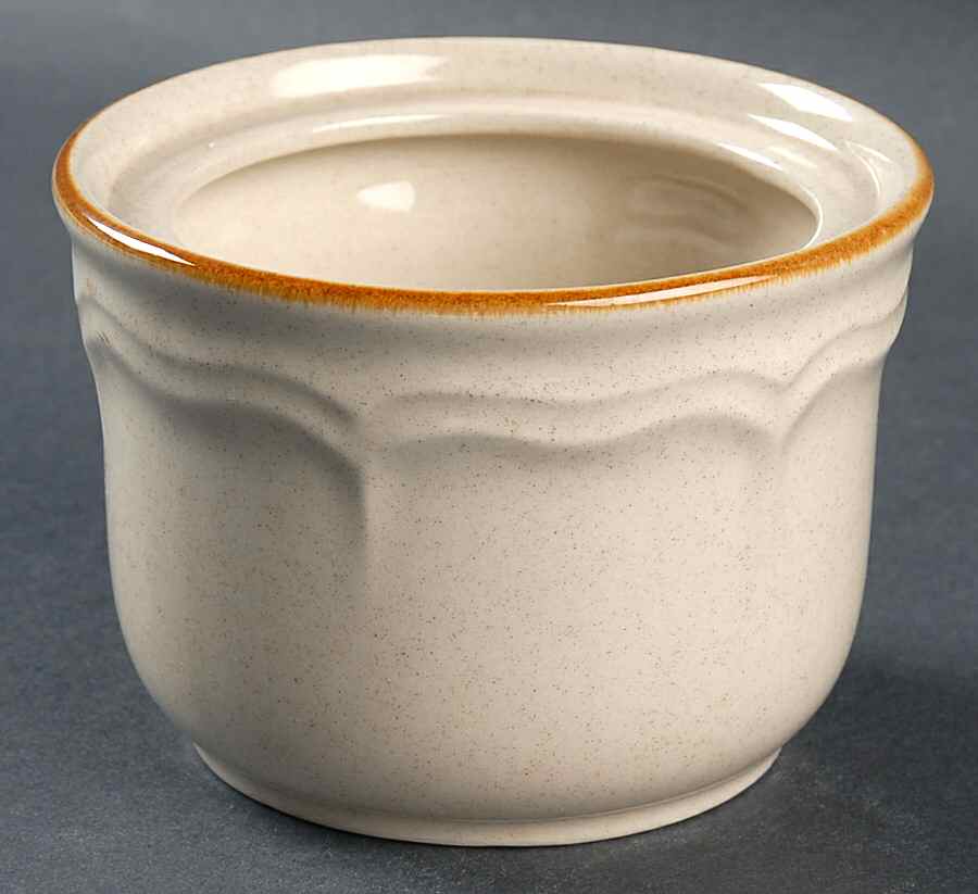 COUNTRY ALMOND Sugar Bowl No Lid by Japan-1