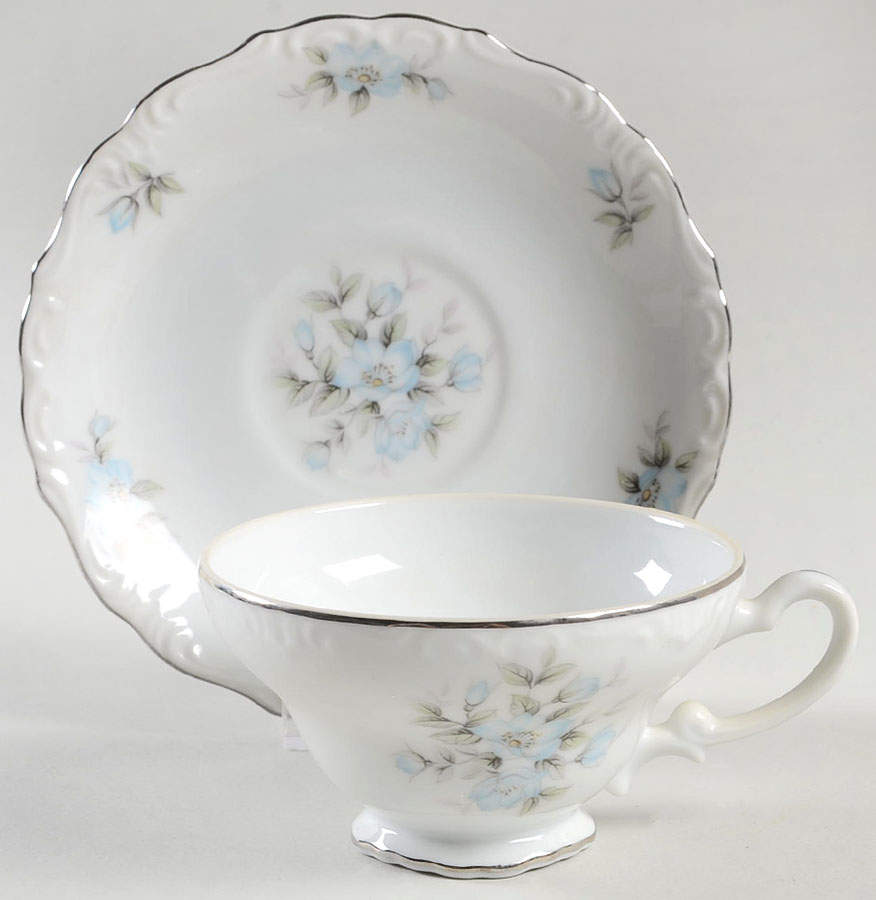 Arlene Footed Cup & Saucer Set by Japan-1
