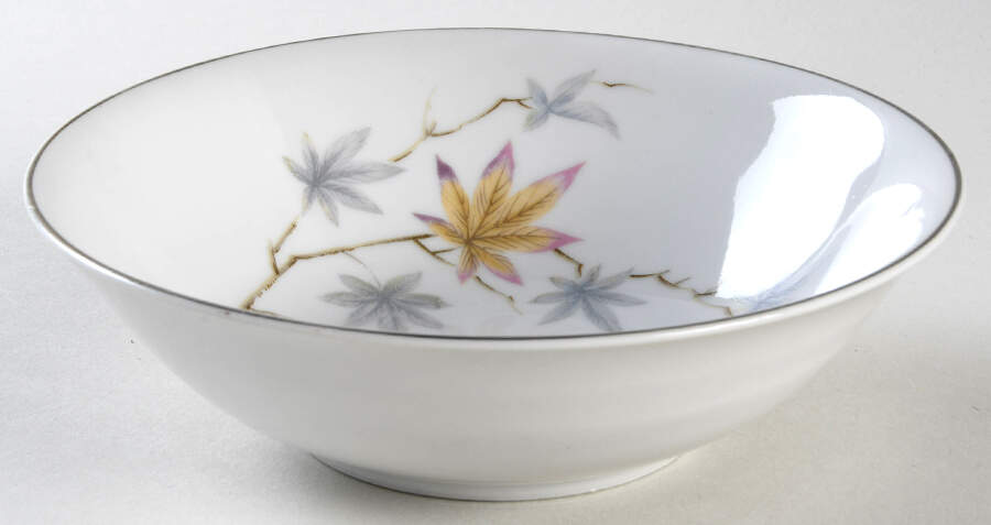 Autumn Leaf Coupe Cereal Bowl by Japan-1