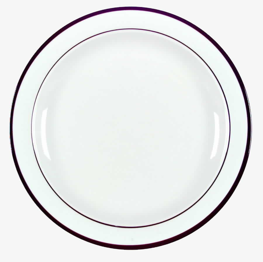 Bavarian Brown Dinner Plate by Japan-1