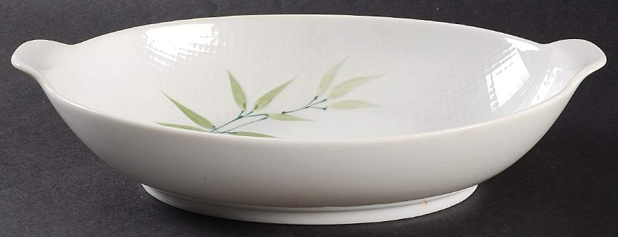 Bamboo 10" Oval Vegetable Bowl by Japan-1
